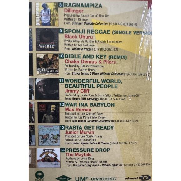 Island Reggae Jamaican Music History Promo CD Jimmy Cliff Dillinger Luciano NEW - Picture 5 of 5
